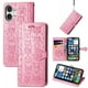 thumbnail image 1 of Funda Cartera FOXDOCK para iPhone 16 Plus , Flip PU con Relieve de Gatos y Perros, Tarjetero y Soporte, 1 of 6