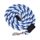 thumbnail image 5 of Accesorio de cabestro de cuerda para caballos, de rápida ejecución, para entrenamiento de cabezada, con riendas, para caballos, de alta resistencia, p Azul Blanco, 5 of 5