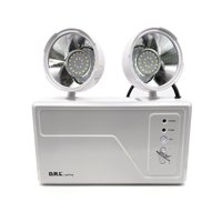 Drl - Lámpara Emergencia 2X Led 9,6W 720Lm Recargable 220-240V Blanco