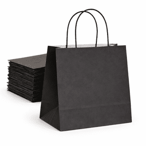 De Gaune - Bolsa De Papel Kraft 22X25 Con Manilla (50 Unidades)