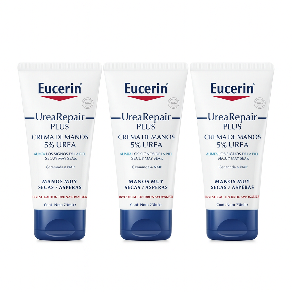 Pack 3 Crema De Manos Eucerin Urea Repair 75Ml