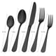 thumbnail image 2 of Juego de cubiertos SHARECOOK negro mate de acero inoxidable de 20 piezas, 2 of 6