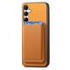 thumbnail image 4 of Funda de Cuero Magnética con Tarjetero para Samsung Galaxy A55 Cubierta Delgada Amarillo, 4 of 5