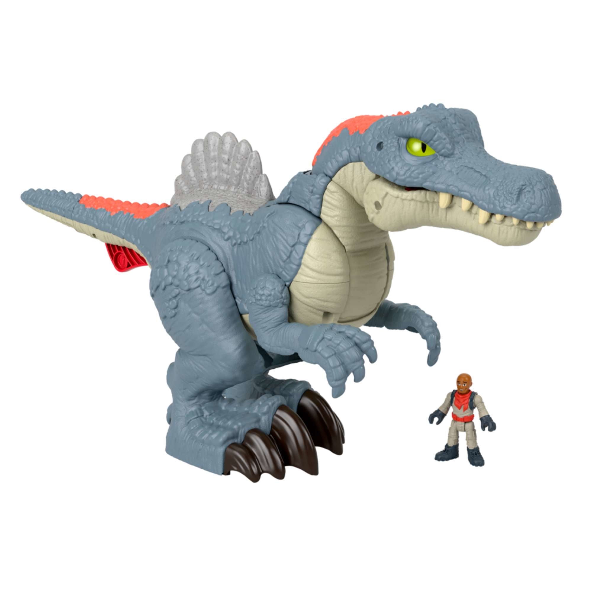 Imaginext - Figura Dinosaurio Spinosaurus Modo Ataque.