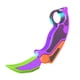 thumbnail image 4 of Pequeño Cuchillo De Rábano Mini Modelo Cuchillo Sensorial Fidget Para Amigos Regalos Navideños Violeta, 4 of 5