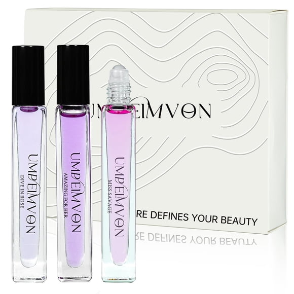 Aceite de perfume Umpeimvon Marshmallow Blush para mujer 10 ml (paquete de 3)