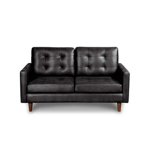 Latam Home - Sofa Napoles 2 C Cuero Kentucky Negro