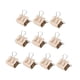 thumbnail image 1 of 10 Piezas Pequeñas De Clips De Carpeta De Cuero De PU, Abrazaderas De Borde Para útiles De Escritorio Escolares S, 1 of 5