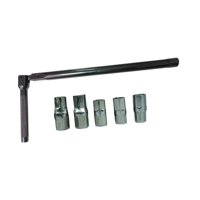 Magideal - Conjunto De Llave Dividida, Retroceso De Fontanería, Herramientas De Distancia Prácticas, Tecla De Plomería, Herramienta De Instalación Profesional De Negro