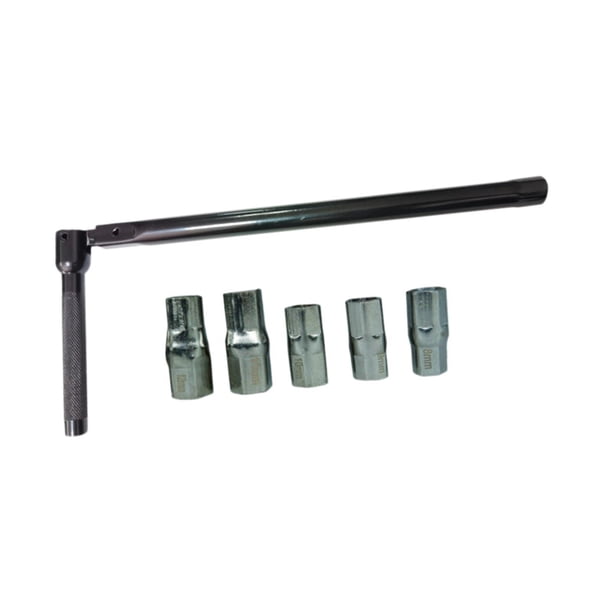 Conjunto de llave dividida, retroceso de fontanería, herramientas de distancia prácticas, tecla de plomería, herramienta de instalación profesional de Negro