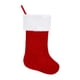 thumbnail image 4 of Saco colgante de terciopelo navideño Medias navideñas de Papá Noel Adornos novedosos Bolsas de regalos navideñas para niños para decoración del hogar rojo, 4 of 5