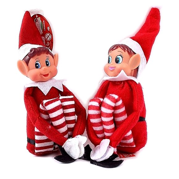 Set de figuras GLOW Wholesale Elfie (niño) y Elvie (niña) 30 cm