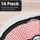 thumbnail image 5 of Mantel desechable HSGUS 14 unidades 137 × 274 cm a cuadros rojo gingham, 5 of 6