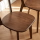 thumbnail image 1 of (Set of 4 pcs) Dining chair wooden FAS grade oak natural wood made in North America 100% dirt-free wood chair solid chair table chair wooden living room chair simple and natural 46.5 * 54 * 80cm, 1 of 3