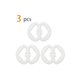 thumbnail image 2 of INSPIRE CHIC Clips de Correa de Sujetador Hebillas de Correa de Sujetador Antideslizantes para Mujeres Forma de Calabaza Transparente, 2 of 6