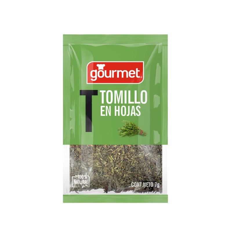 Tomillo En Hojas Bolsa 7 g Gourmet