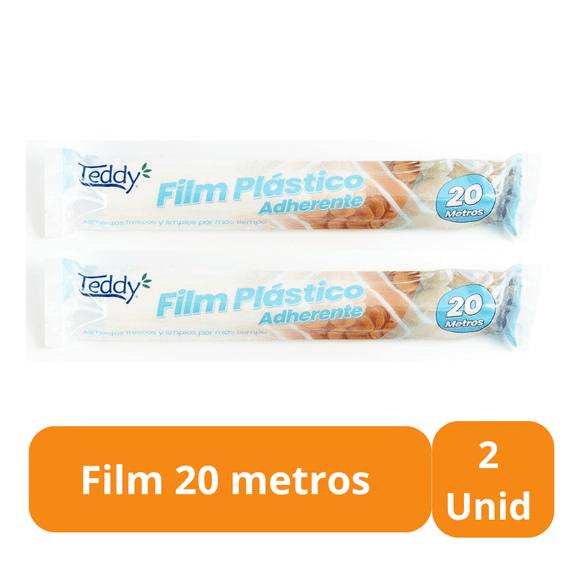 Film Plastico 20 metros Teddy 2 Unidades