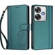 thumbnail image 3 of Funda Cartera Trébol para Xiaomi Poco F6 con Ranuras Tarjetas y Carga Inalámbrica Verde oscuro, 3 of 6