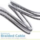 thumbnail image 5 of Cable USB C a Lightning Philips DLC5203GL/37 de 1 m, gris, 5 of 8
