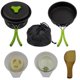 thumbnail image 5 of Utensilios De Cocina Para Acampar Backpacking BBQ Mess Kit Vajilla Para 1-2 Personas Verde, 5 of 5