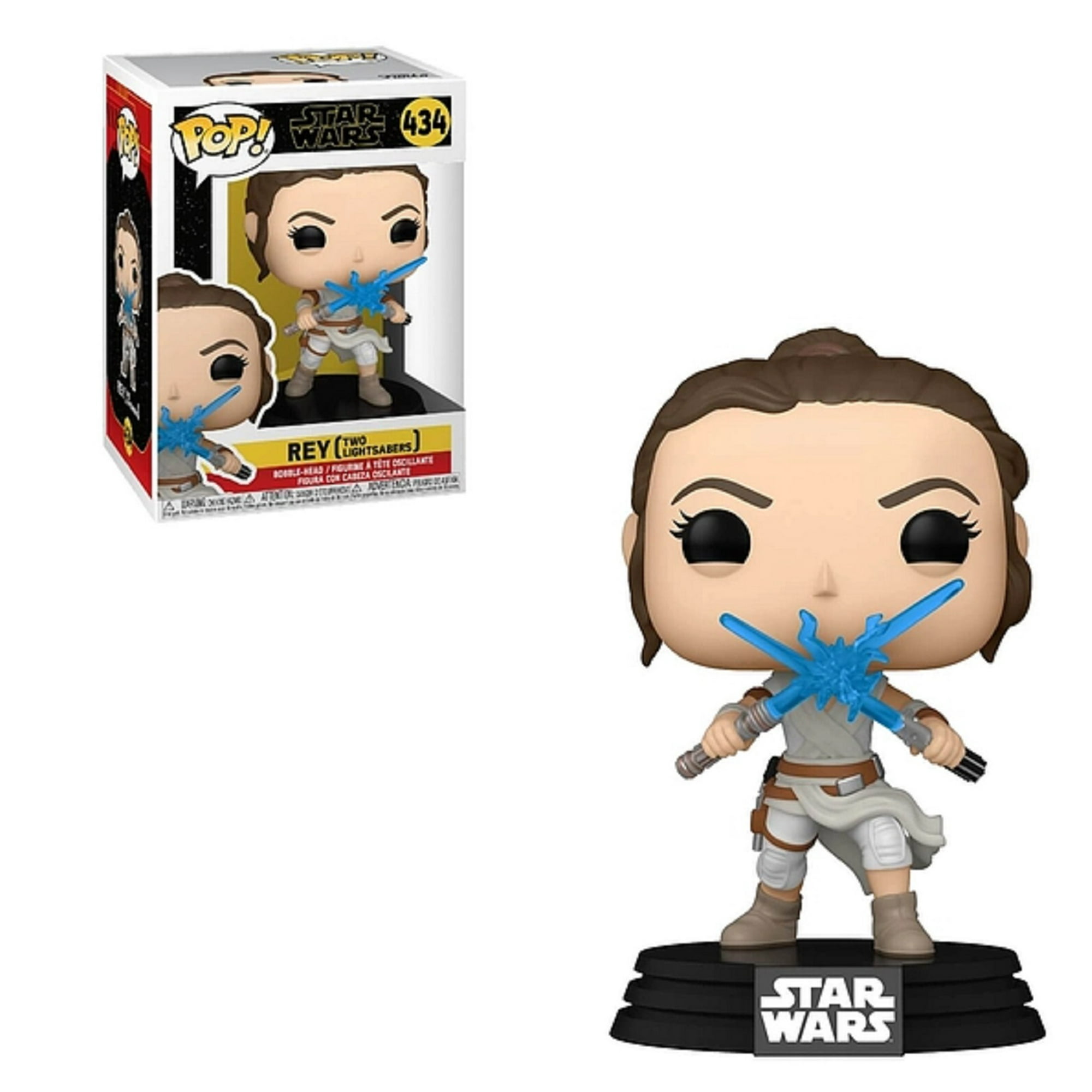 Funko - Figura Pop! Star Wars Rey 2 Sables 434