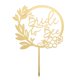 thumbnail image 5 of Adorno para pastel XIASILI "Bride to Bee" en acrílico dorado, 5 of 7