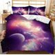 thumbnail image 1 of Solar System Planets Universe Space Quilt Duvet Cover Set Bed Linen Bedspread3-Piece Bedding Set, 1 of 5