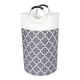 thumbnail image 5 of Cesta de ropa sucia de 82L con asas, cesta de ropa de almacenamiento, bolsa organizadora de ropa sucia plegable, para jardín, cocina, oficina, baño , GRIS, 5 of 5