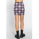 thumbnail image 5 of Minifalda de Jersey Jacquard de Rombos, 5 of 5