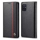 thumbnail image 1 of Premium Leather Wallet Case with Carbon Fiber Pattern for Samsung Galaxy S23 Ultra S22 S21 FE Ultra S20 FE S10 Plus A54 A53 A52 A52s A51, 1 of 3