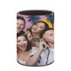 thumbnail image 3 of Jersey Shore-theme Cylinder Pen Holder Pencil Organizer with Flannel Lining PVC Leather Material Cardboard Base for study work 10*8CM, 3 of 6