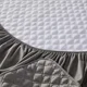 thumbnail image 2 of Cubre Colchón Impermeable 200x180 Cm - Protector Azul Liso 2.5 Plazas, 2 of 3