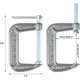 thumbnail image 2 of Prensa Tipo C Olympia Tools de Hierro Fundido, 2 of 3