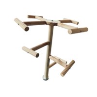 Magideal - Perca Giratoria Para Pájaros, Accesorio Para Jaula De Pájaros, Rueda De Madera, Soporte Para Pájaros De Juguete Para Periquitos, Loros, Cacatúas, Guac