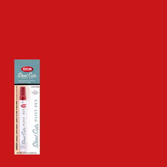 Bolígrafo Krylon Short Cuts Red Pepper, 10 ml (paquete de 6)