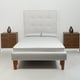 thumbnail image 1 of Base Con Respaldo De Plaza Gris Lino, 1 of 3