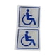 thumbnail image 2 of 1 par de pegatinas de señal para silla de ruedas, señalización autoadhesiva, señal de identificación, fácil instalación, accesorios para coche, lugar, 2 of 5