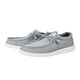 thumbnail image 4 of Zapatos HEYDUDE Wally Canvas Wide Gris Claro para Hombre Talla M10, 4 of 7