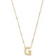 thumbnail image 1 of Collar Kendra Scott Letra G Gold Metal, 1 of 2