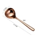 thumbnail image 1 of Xiao Hua 2 Pzas Utensilios de Cocina de Acero Inoxidable, Oro Rosa Cuchara de 6.97 X 2.24 Pulgadas, Mango Ergonómico, Minimalismo Moderno de Cocina, Utensilios de Cocina Domésticos Diarios, 1 of 3