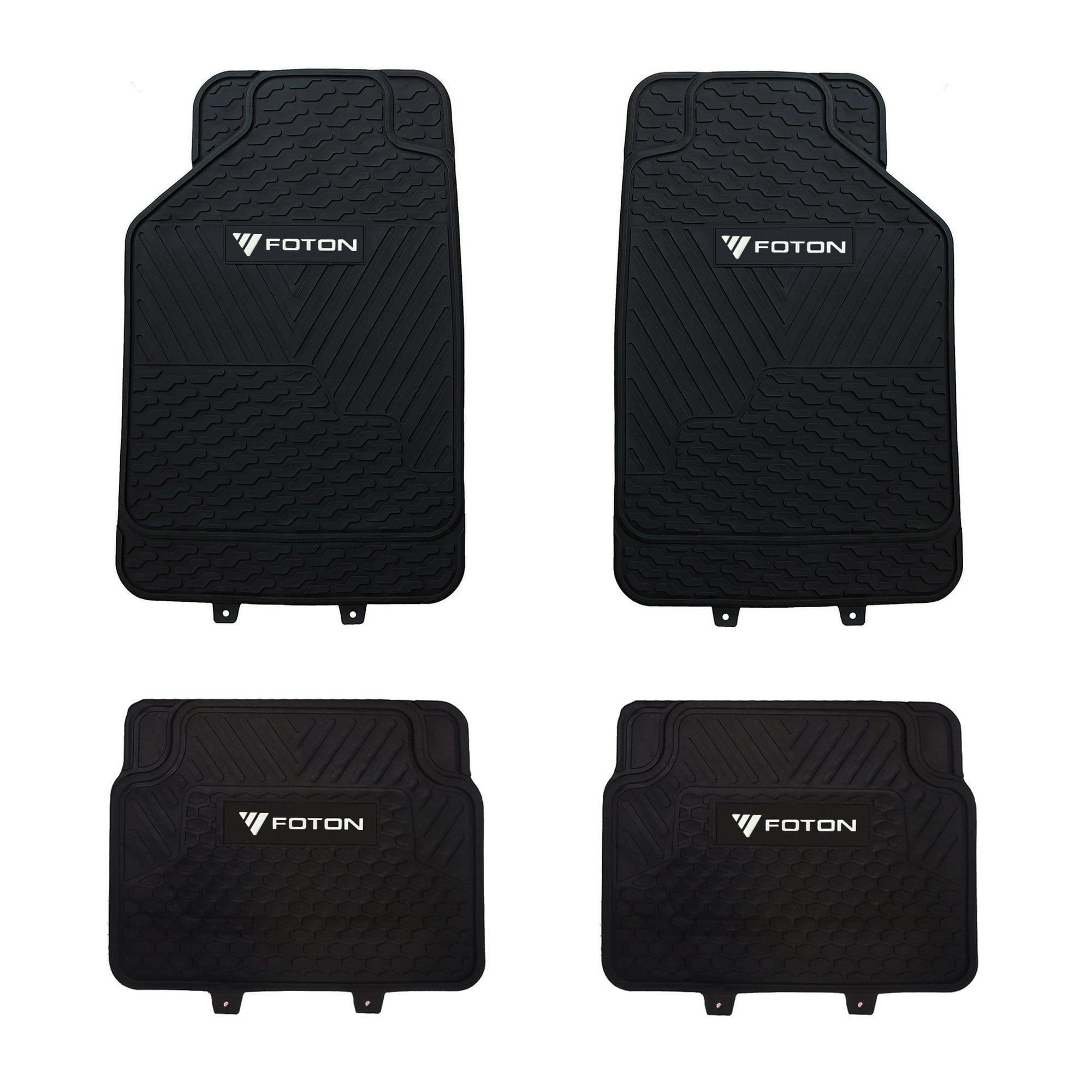 Jj Group - Pisos De Goma Marca Foton Para Vehículos 4 Piezas