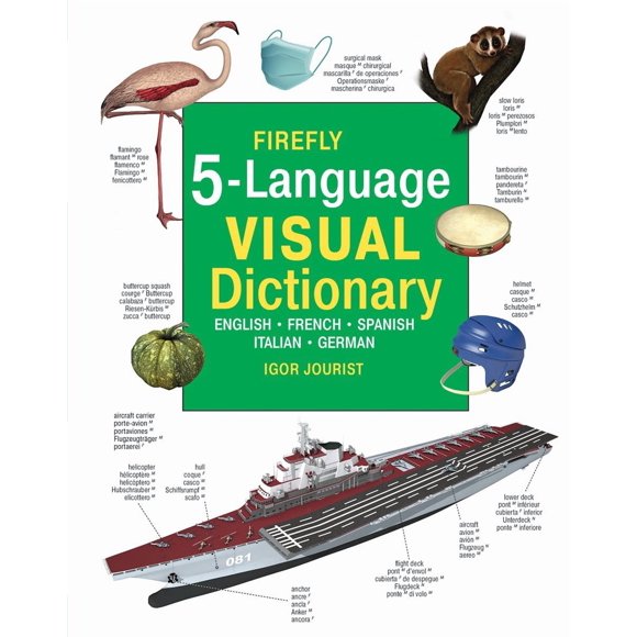 Diccionario Visual de 5 Idiomas: Inglés, Francés, Alemán, Italiano y Español