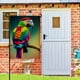 thumbnail image 2 of Loro-bandera de jardín temática. Regalo perfecto para fans, amigos y familiares, ideal para actividades al aire libre y decoración de fiestas.28CM*45CM, 2 of 5