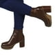 thumbnail image 4 of Botin de Mujer 16 Yassne Marron, 4 of 5
