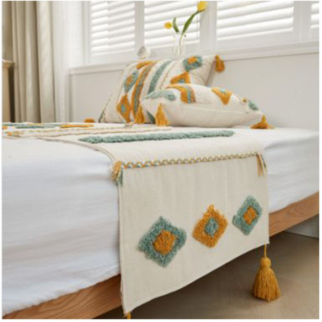 Top Lucky - Set Piecera Bordada + 02 Fundas 60X210 Cm