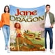 thumbnail image 1 of Jane y el Dragón anti-pilling, suave, ligera, esponjosa y acogedora de lujo para hogar y cocina – Perfecta para niños y adultos,100x80cm, 1 of 6