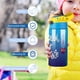 thumbnail image 5 of Mi bella genio Botella de Agua con Tapa Pop Top de Un Toque, Acero Inoxidable, a Prueba de Fugas, para Deportes, Botella Infantil azul 12 oz, 5 of 6