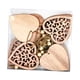 thumbnail image 4 of 10 piezas de adornos colgantes de madera para Navidad, accesorio de decoración navideña, ligero con cuerdas para decoración de granja, resistente En forma de corazón, 4 of 5