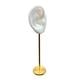 thumbnail image 5 of Soporte duradero para exhibición de pendientes, soporte para modelo de oreja, escaparate de silicona suave estable, organizador de pendientes para dec , Blanco Derecha, Altura 17cm, 5 of 5