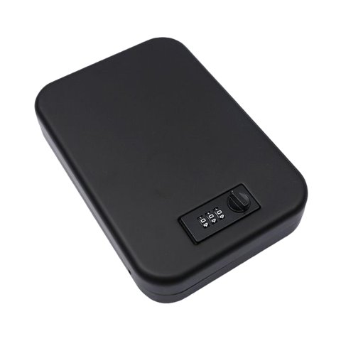 Ioensy - Caja De Acero Con Cerradura De Combinación Para Pasaportes De Viaje Documentos Importantes